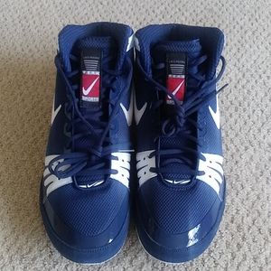 New Nike Freek Wrestling Shoes Navy Blue Size 13